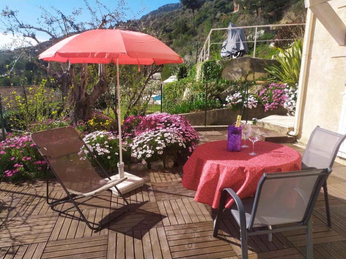 Studio Le Romantique A 20 Kms De Nice Bendejun Екстер'єр фото